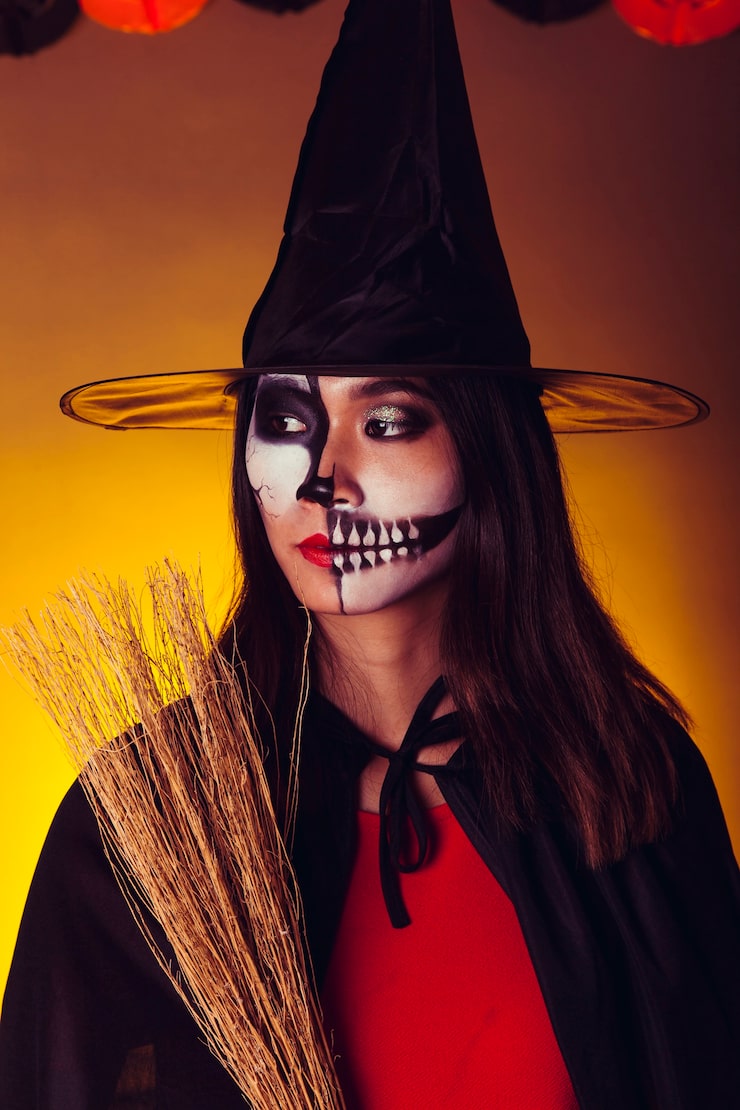 maquillage sorcière fille