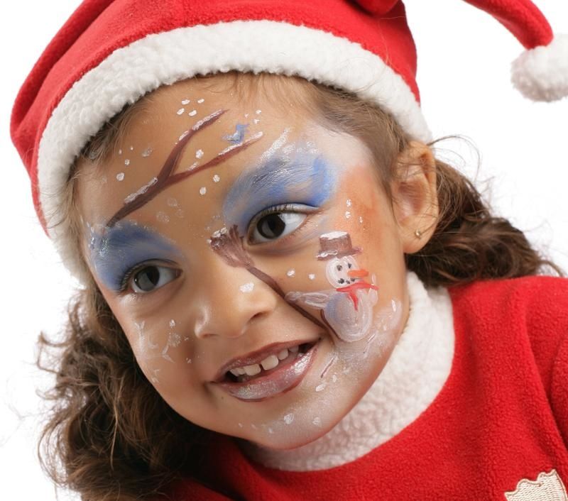 maquillage enfant noel