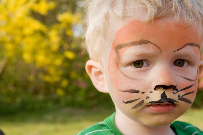 maquillage enfant lion