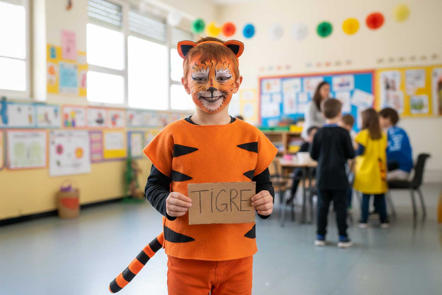 maquillage tigre enfant