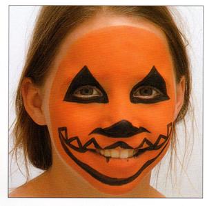 maquillage citrouille