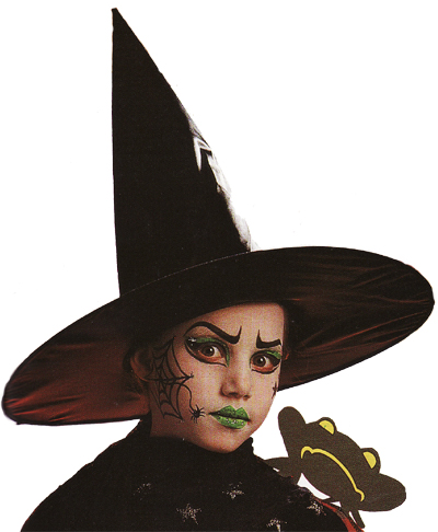 maquillage halloween sorciere
