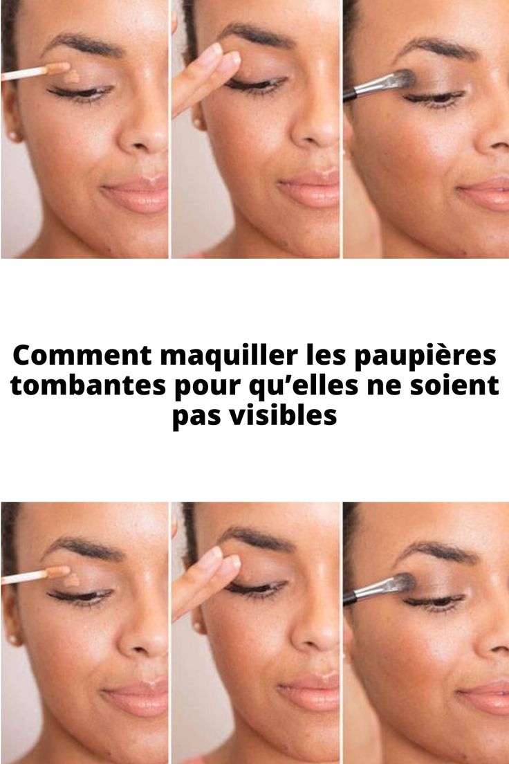 maquillage paupières tombantes 50 ans