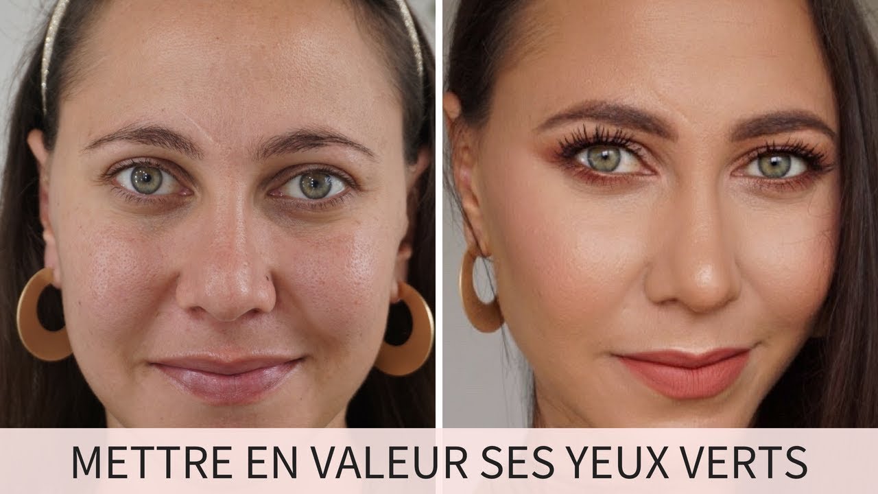 maquillage pour les yeux verts