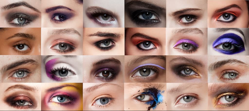 maquillage yeux bleus